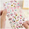 Pegatinas de Espuma Shanle 3D de Gato con Flock Dorado, Conejito de Dibujos Animados Tridimensional, Decoración de Manualidades DIY para Niños, Recompensa