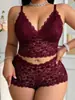 Lencería Sexy Más Vendida Transfronteriza, Pijamas Sexys de Encaje, Conjunto de Sujetador Estilo Chaleco Francés para Mujer, Venta al por Mayor de Fábrica para Mujeres