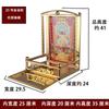 Acero Inoxidable Budas Dorados Nichos Hogar Cocina Vida del Rey Colgante de Pared Colgante Nichos Nichos Plataforma de Adoración Santuario Plataforma de Buda Festival de Primavera