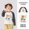 Conjunto de Manga Larga y Pantalón Largo Kaka Panda para Niños Ropa de Otoño Infantil Conjunto Casual de Dos Piezas Moda para Bebé