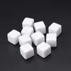 Dado de placa de luz de ângulo quadrado de 14mm Não. 14 cores brilhantes em branco podem ser usadas para escrever com caneta grossa, ensino de interesse interessante