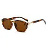 Gafas de Sol de Moda Personalizadas para Hombre, Comercio Exterior Transfronterizo Europeo y Americano, Monturas de Gafas Trendy Estilo Coreano para Mujer, Gama Alta