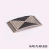 Hebilla de cuero de 49 mm de longitud para pantalones casuales, zapatos, ropa, bolsos, hebilla de aguja, accesorios, chapado en barril, venta al por mayor