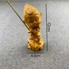 Adorno de Gato Curioso de Boj Lindo Animal Creativo Mini Juguete de Gato de Madera Pieza de Mano Regalo de Cumpleaños