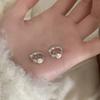 Pendientes de perla con alfiler de plata de ley 925 para mujer, ligeros, de lujo, personalizados, combinables, de alta gama, con hebilla de oreja, pendientes sencillos de moda.