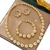 Moda Comercio Exterior Wholesale Elegante Sencillo Exagerado Brillante Redondo Collar de Perlas Conjunto de Joyería de Nicho para Mujer