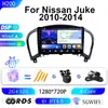Adecuado para Autos Nissan Juke 10-14, Navegación para Automóvil, Carplay, Navegador de Pantalla Grande Android, Dispositivo GPS Todo en Uno