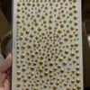 Pegatinas de Diamante Estrellado maquillaje de ojos pedrería facial cuenta manual infantil DIY acrílico mini pegatinas para cejas maquillaje de lunar de nacimiento
