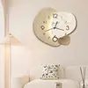 Reloj de pared para sala de estar, moderno, minimalista, reloj decorativo moderno, reloj de cuarzo de pared, popular en restaurantes de moda, reloj de cuarzo para uso doméstico
