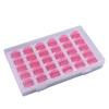 Bobina de Máquina de Coser Doméstica en Caja 2518P Bobina de Plástico Transparente de Colores Carrete de Hilo de 9 Colores Bobina Doméstica