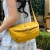 2025 Bolsa de Lona Nicho para Mujer Nuevo Estilo Coreano Simple Gran Capacidad Moderna Ligera Práctica de Un Hombro Cruzada Portátil