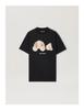 Verano Europeo y Americano Nueva Marca de Moda Palm Angel Oso Roto Estampado Unisex Holgado Casual Camiseta de Manga Corta ins
