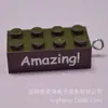 8764 Colgante Llavero de Bloque de Construcción de Puntos 2x4 Colorido Accesorios de Joyería Hechos a Mano DIY Colgante Producto Combinado Transfronterizo