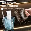 [Original] Vaso para Cepillo de Dientes de Pareja para el Hogar, Vaso Transparente de Diamante de Alta Gama para Cepillarse los Dientes y Enjuagarse, Vaso de Lavado de Imitación de Cristal para Estudiantes