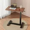 Mesa móvil de altura ajustable, moderna y simple, adecuada para mesita de noche de dormitorio, mesa de estudio plegable, uso doméstico, sala de estar, mesa auxiliar para sofá, escritorio