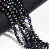 Un lote AB color 32 superficie Cuentas de tierra de cristal cuentas de fútbol de vidrio accesorio para tocado ropa accesorios para joyería DIY