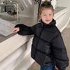 Chaqueta de plumas para niñas Invierno Nueva Engrosada Cálida Abrigo de plumas para bebés y niños, Niños y niñas Cuello camisero Cálido Cuello Acolchado