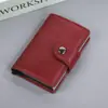 Portatarjetas Popular Transfronterizo de Amazon Antirrobo RFID Multifuncional Gran Capacidad Caja Metálica para Tarjetas Cartera con Expulsión Automática de Tarjetas