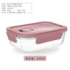 Fiambrera de Vidrio Transparente, Bol de Vidrio, Contenedor de Almacenamiento de Alimentos, Fiambrera Resistente al Calor para Microondas, Sellado para Almacenamiento en Refrigerador, Conservación de Alimentos Congelados, Estilo Chino