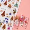 FULL BEAUTY Pegatinas Navideñas para Uñas Papá Noel Cascanueces Copo de Nieve Pegatinas para Uñas