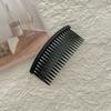 Moda fosco grande pente mulheres testa fixa franja quebrado artefato de cabelo faixa de cabelo cabeça traseira pente hairpin cocar