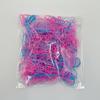 Bandas de Colores Desechables Transfronterizas para el Cabello de Niños, Gomas para el Cabello Empaquetadas en Bolsa de TPU que No Dañan el Cabello, Accesorios para el Cabello