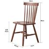 Silla Windsor de madera maciza nórdica, mesa de comedor y silla de estilo japonés para el hogar, sencilla y moderna silla con respaldo Windsor de madera de cerezo.