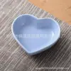 Al por mayor Plato pequeño de cerámica estilo japonés con forma de corazón Plato para salsas casero para Hotel Restaurante Plato para postres Bocadillos Plato Plato