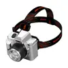 Lanterna de Cabeça Branca a Laser para Uso Externo com 4 Fontes de Luz, Luz de Advertência, Display Digital, Longa Duração da Bateria, Lanterna Ultra-Brilhante para Corrida Noturna e Pesca, Porta C