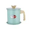 Olla de aceite de acero inoxidable 304 para uso doméstico, tanque de almacenamiento de aceite de gran capacidad, artículo de cocina, filtro de almacenamiento de aceite, tiembla una generación de cabello