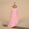 14cm Borboleta Amor flor borla borla cor sólida caixa de presente pendente para carro acessórios Hanfu vintage fecho pendente material