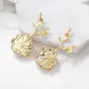 Fabricantes atacadistas de materiais para acessórios de joias semiacabados metal banhado a ouro broche de flor suporte vazio DIY acessórios para lapela