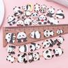 Acessórios de joias de desenho animado coreano faça você mesmo, pingente de liga de panda a óleo, chaveiro de moda nacional, pulseira, acessórios com pingente