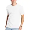 Camiseta de Verano Transfronteriza Talla Europea Exportación Europea y Americana para Hombre Camiseta Casual de Algodón Color Sólido Manga Corta Holgada para Hombre
