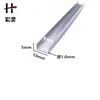 Canal en forma de U de aleación de aluminio, 10*5, diámetro interior 8, tira decorativa, canal de aluminio, ranura en forma de U, tira de aluminio en forma de U, tira de borde, riel guía de ranura única