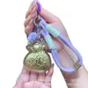 Bolsa de la Suerte Dorada Colgante para Teléfono Móvil Pequeños Accesorios de Joyería Llavero Cadena de Dibujos Animados Lindos para Teléfono Móvil Colgante Venta al por Mayor