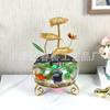 Transmisión en Vivo Adornos de Fuente de Agua Pequeños de Escritorio para Interiores Atrae Fortuna Fuente de Origen Decoración de Oficina para Peceras de Feng Shui