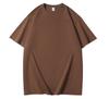 Explosions 220 Solona Trendy Camisa Masculina Cool Cotton Smooth Cool Manga Curta High-end Cor Sólida Base Casual Camiseta de Meia Manga
