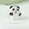 Llavero de Panda de Dibujos Animados Colgante Personalizado para Niños Regalo Encanto Linda para Mochila de Estudiante Llavero para Niñas Venta al por Mayor