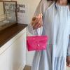 Bolsa de Playa Transparente de Verano 2025 Nueva Trendy Popular en Internet Popular en Ins Bolsa para Teléfono Móvil Moda Bolso de Hombro Cruzado