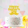 Topo de Bolo Dia dos Pais Transfronteiriço Decoração de Bolo Festa de Feriado Dia dos Pais Topper Decoração de Sobremesa Tecido