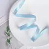 Fita de cetim listrada de 1cm x 25mm com acabamento brilhante para laços DIY feitos à mão, embalagem de caixa de presente com flores, fita Lolita