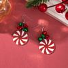 Brincos de Liga Coloridos de Natal Transfronteiriço Lâmpada Sino Árvore de Natal Brincos Artesanais Brincos de Borla de Natal Joias