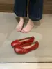 Zapatos de mujer Mary Jane ballet con suela blanda, superficie suave, moño, nuevo estilo primavera y otoño 2026, punta redonda, elegantes y versátiles