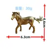 Decoraciones de Figuras de Ocho Caballos, Adornos Pequeños de Caballos, Decoraciones de Plantas Suculentas, Figuras de Animales de Paisaje, Caballo Blanco, Caballo Marrón