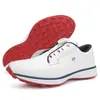 X577 Sapatos de Golfe Masculinos de Tamanho Grande para Travessia de Fronteira com Fivela Rotativa, Sapatos Esportivos com Travas Fixas, Design Graffiti, Material de Algodão Respirável Casual