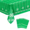 Toalha de Mesa Pe Grama Verde Novo Produto Transfronteiriço Festa de Aniversário Decoração de Festa Toalha de Mesa Descartável À Prova d'Água e de Óleo Tamanho Grande