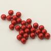 Austriaco Shijia 5818-2027 rojo intenso medio agujero Perla cuentas sueltas aretes DIY aretes colgante accesorios tejidos