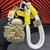 Crachá Corporativo Personalizado Logo Ouro Puro 999 Deus da Riqueza Chaveiro Corrente para Celular Loja Festiva Presente