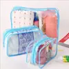 Saco de embalagem para suprimentos de gel de banho de PVC bolsa de mão transparente para shampoo bolsa de acabamento cosmético saco com zíper de plástico